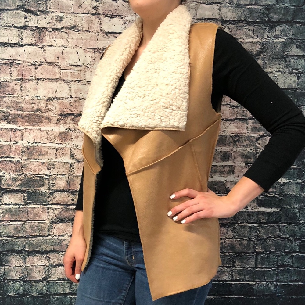 Cherish Faux Sherling Vest